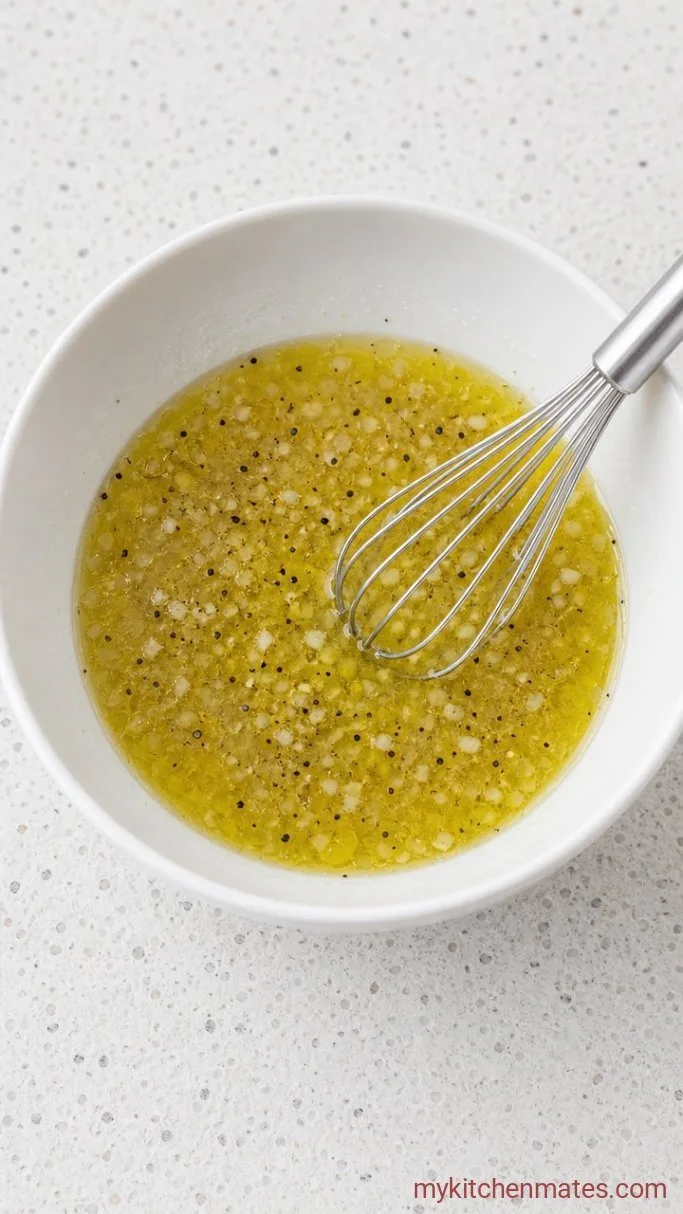 15-Minute White Bean Salad with Lemon and Herbs Step 1: Whisk the Dressing
