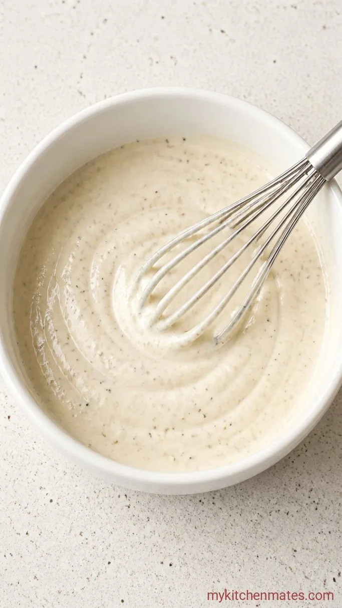Classic Creamy Coleslaw with Tangy Dressing Step 1: Whisk the Dressing
