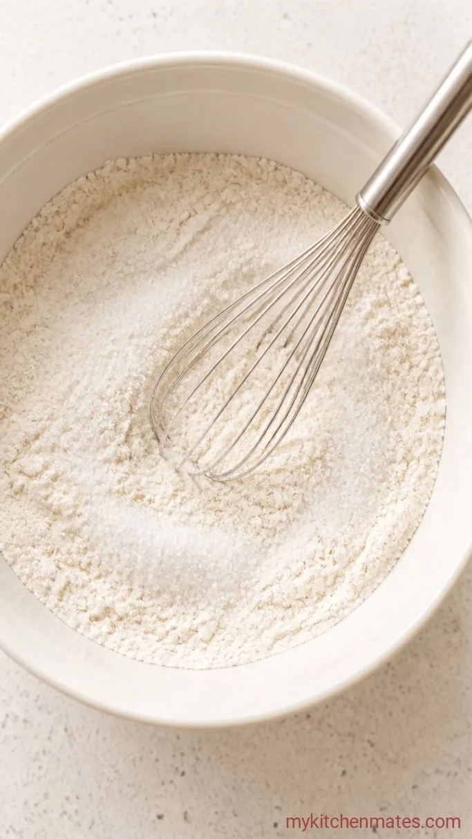 IHOP Pancake Recipe: Buttermilk Copycat Pancakes Step 1: Whisk the Dry Ingredients