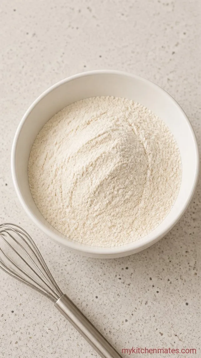 Tender Strawberry Coffee Cake with Brown Sugar Streusel Step 1: Whisk the Dry Ingredients