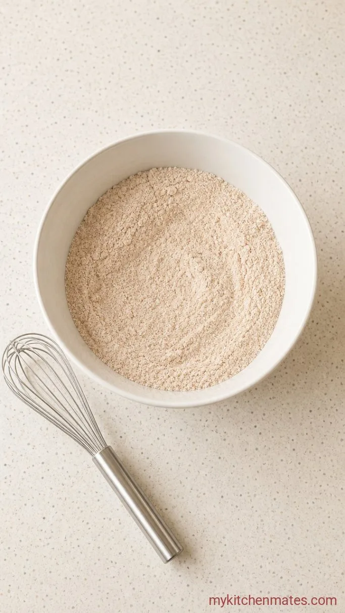 Tender Cinnamon Swirl Coffee Cake Muffins Step 1: Whisk the Dry Ingredients