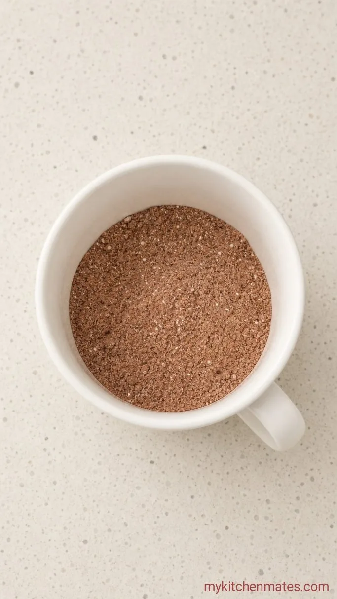 5-Minute Paleo Mug Cake Step 1: Whisk the Dry Ingredients