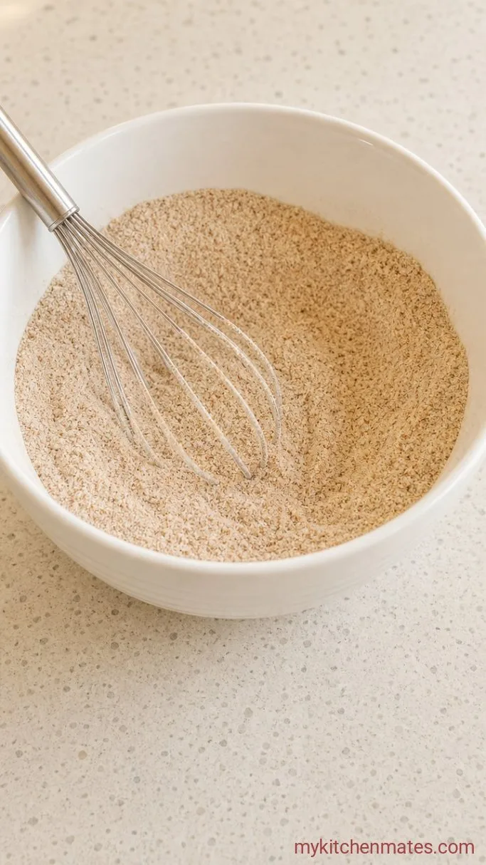 Moist Almond Flour Zucchini Bread (Gluten Free) Step 1: Whisk the Dry Ingredients