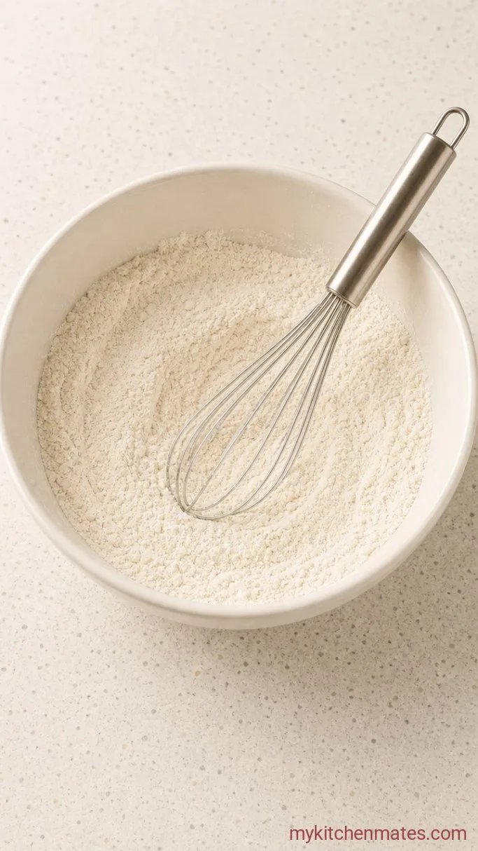 Fluffy Cottage Cheese Scones with Cheddar and Chives Step 1: Whisk the Dry Ingredients