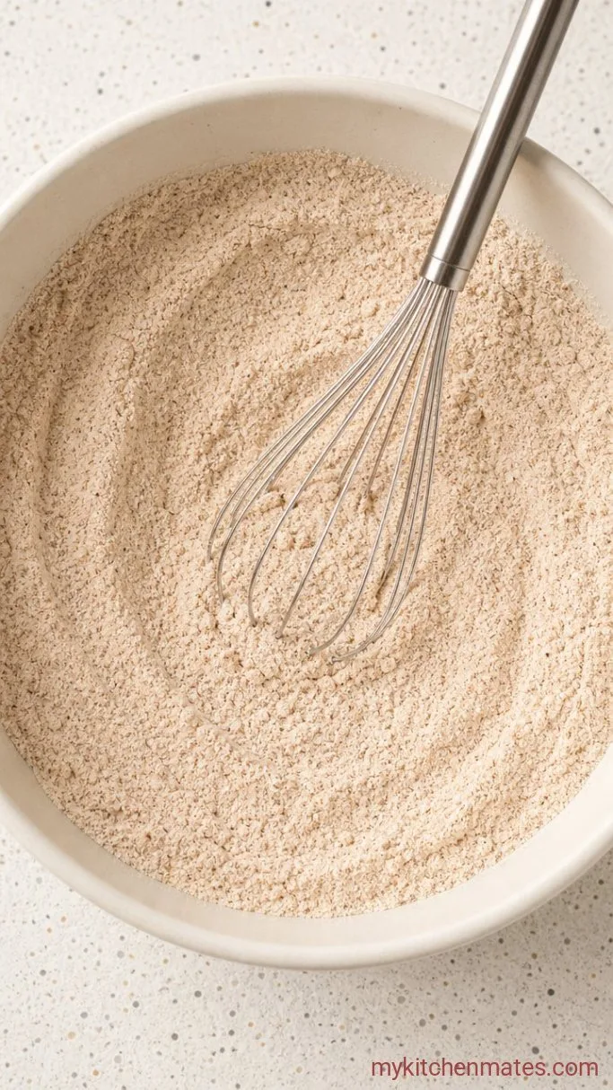 Moist and Spiced Dairy Free Pumpkin Bread Step 1: Whisk the Dry Ingredients
