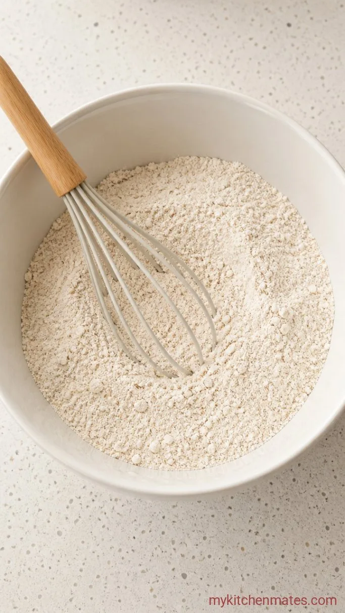 Soft Gluten Free Sandwich Bread (No Gummy Crumb) Step 1: Whisk the Dry Ingredients