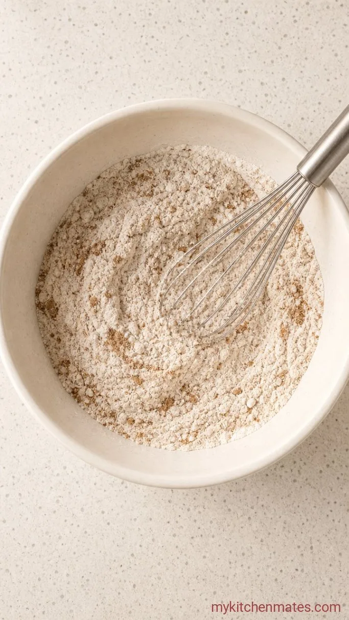Soft Gingerbread Latte Cookies with Espresso Glaze Step 1: Whisk the Dry Ingredients