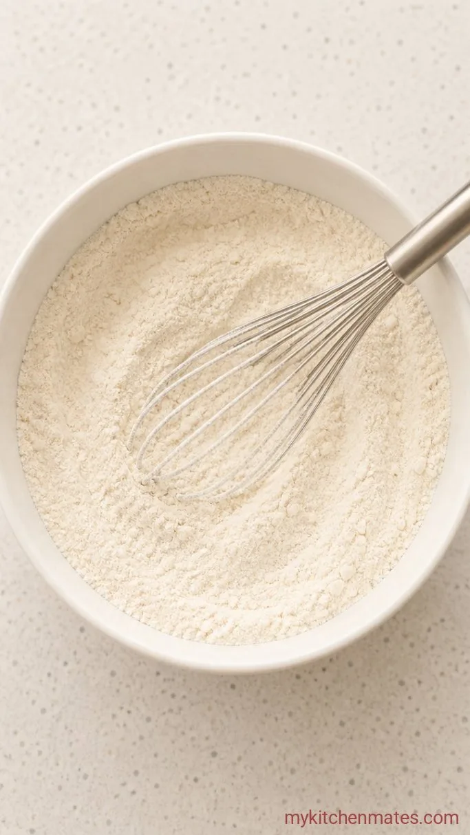 Tender Gluten Free Blueberry Scones Step 1: Whisk the Dry Ingredients