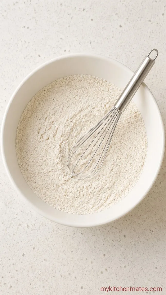 Moist Lemon Blueberry Muffins with Lemon Glaze Step 1: Whisk the Dry Ingredients