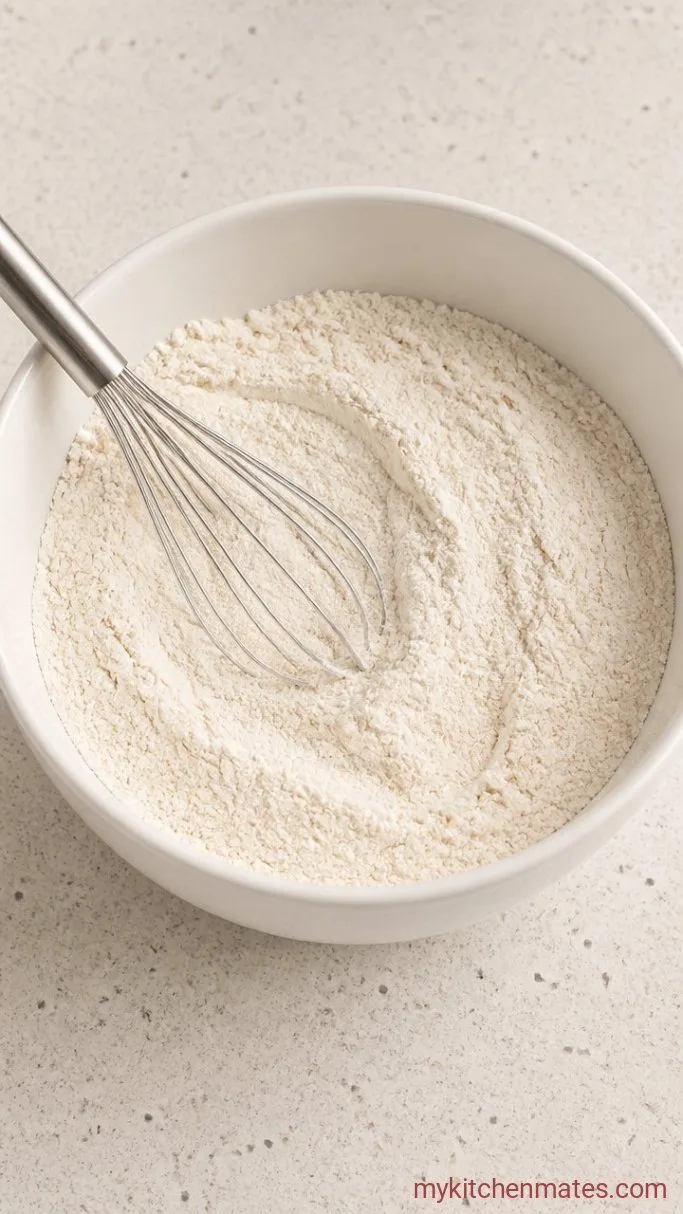 Blueberry Butter Swim Biscuits Step 1: Whisk the Dry Ingredients