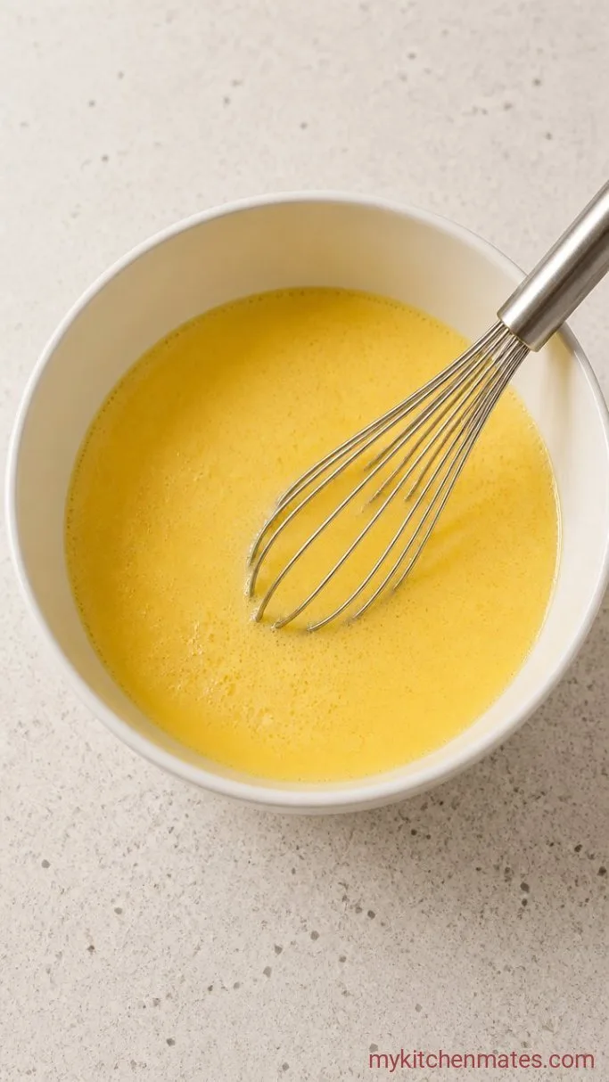 Fluffy Make-Ahead Egg Bites in Muffin Tins Step 1: Whisk the Egg Base