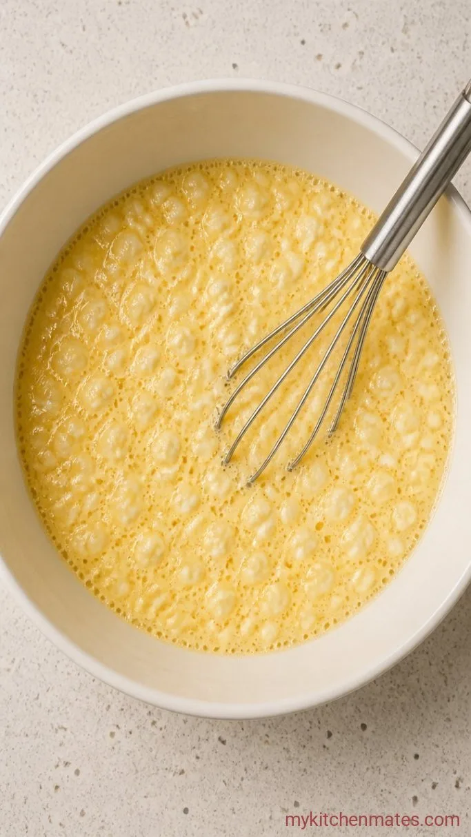 High-Protein Baked Cottage Cheese Eggs (5-Minute Prep) Step 1: Whisk the Eggs and Cottage Cheese