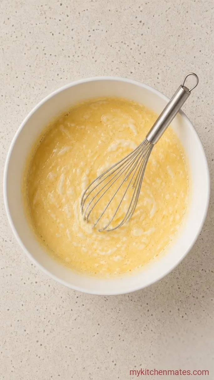 Step 1: Whisk the Eggs and Cream Cheese
