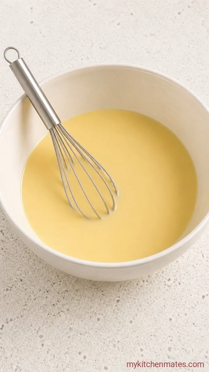 Easy Crustless Pumpkin Pie (Gluten-Free) Step 1: Whisk the Eggs and Milk