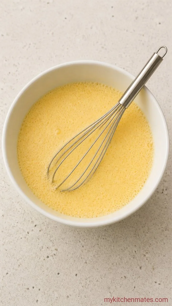 Make-Ahead Quinoa Breakfast Bake Step 1: Whisk the Eggs and Milk