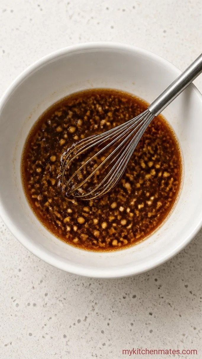 Easy Sticky Soy-Ginger Chicken Thigh Skewers Step 1: Whisk the Marinade