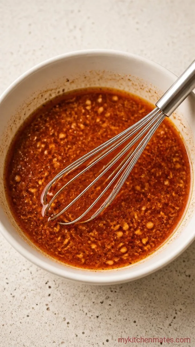 Sticky Hot Honey Grilled Chicken Step 1: Whisk the Marinade