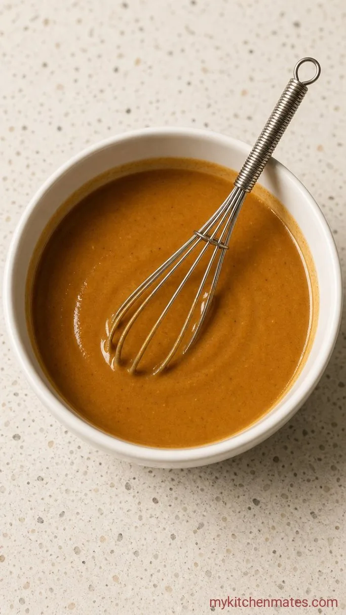 Step 1: Whisk the Peanut Dressing