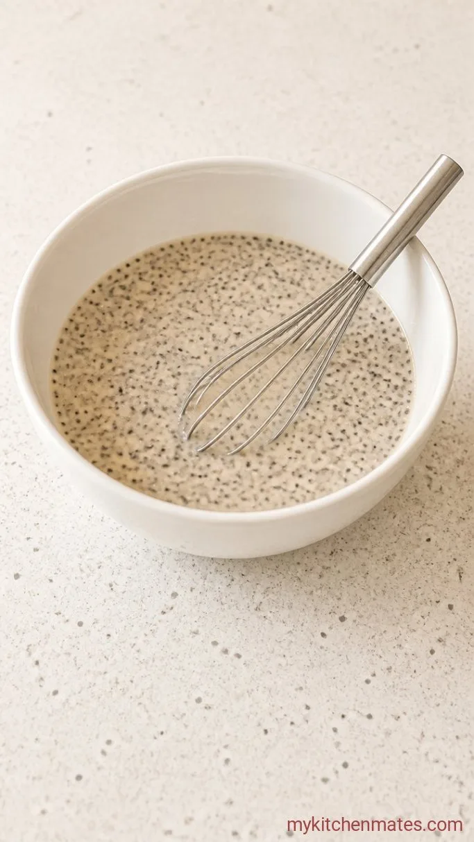 Creamy 4-Ingredient Chia Seed Pudding Step 1: Whisk the Pudding Base