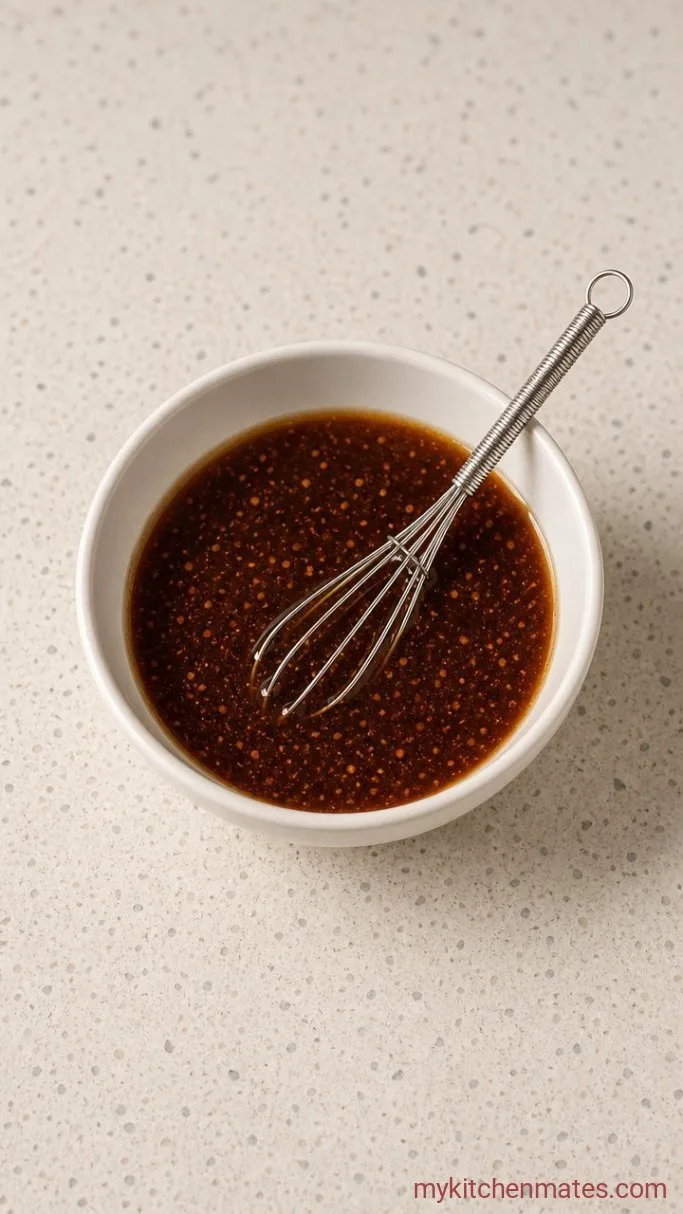 Sticky Teriyaki Salmon Bowl Step 1: Whisk the Sauce