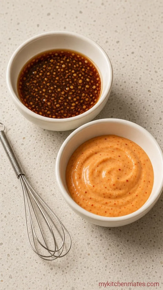 Step 1: Whisk the Sauces