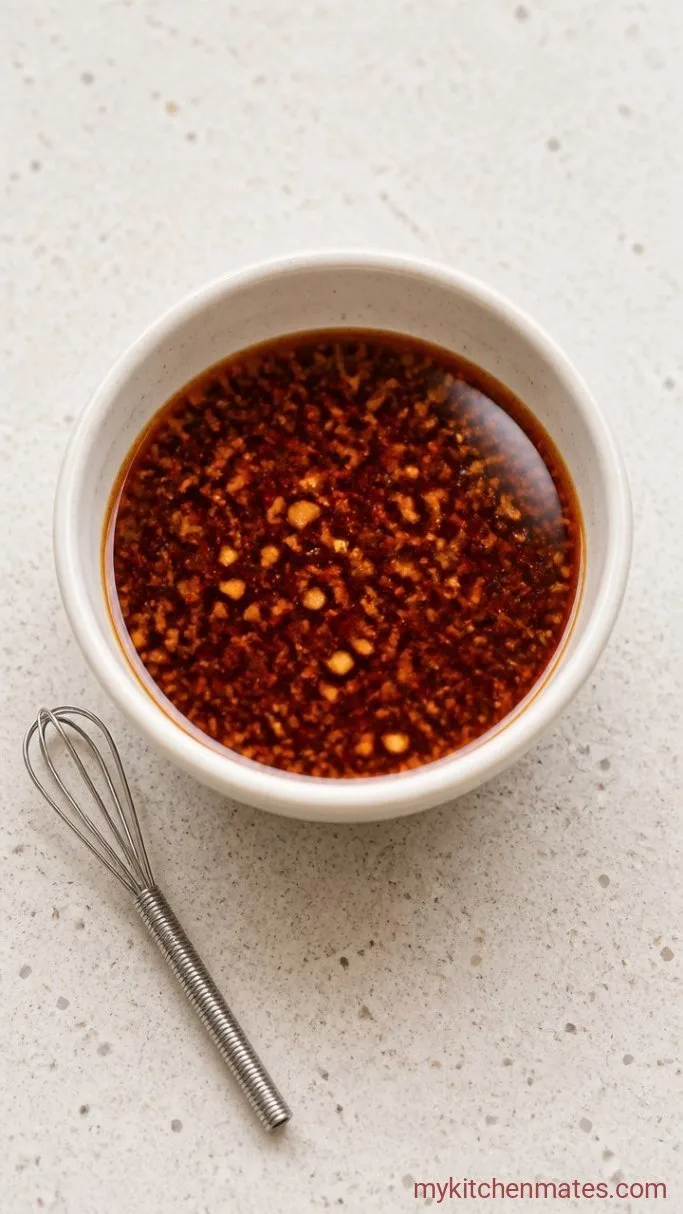 20-Minute Spicy Salmon Rice Bowl Step 1: Whisk the Spicy Sauce