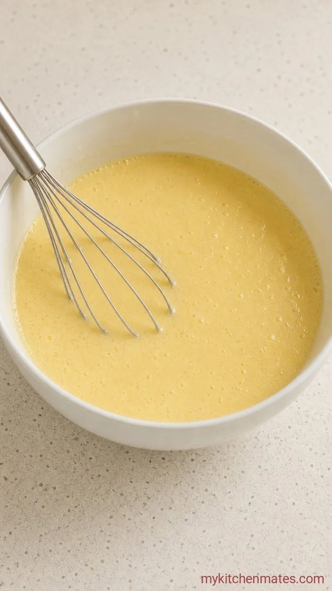 One-Bowl Chocolate Chip Cake Step 1: Whisk the Wet Ingredients