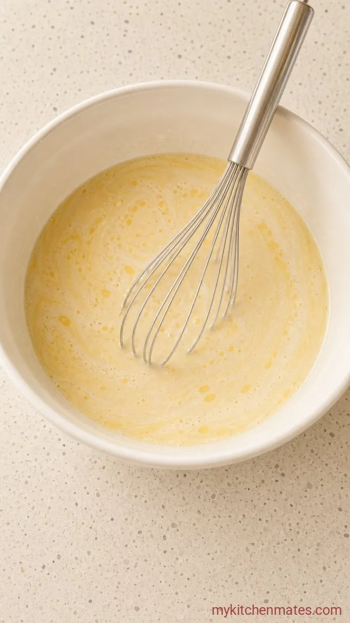 Step 1: Whisk the Wet Ingredients