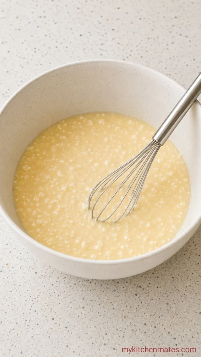 High-Protein Blueberry Cottage Cheese Breakfast Bake Step 1: Whisk the Wet Ingredients