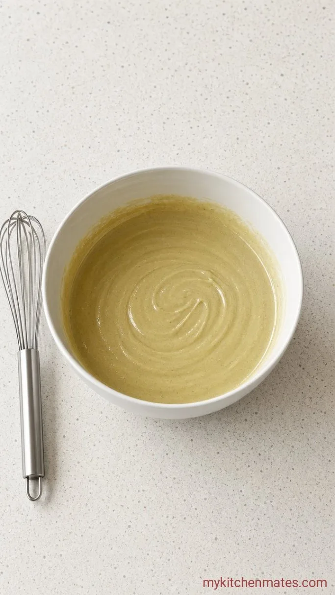 Creamy Pistachio Overnight Oats Step 1: Whisk the Wet Ingredients