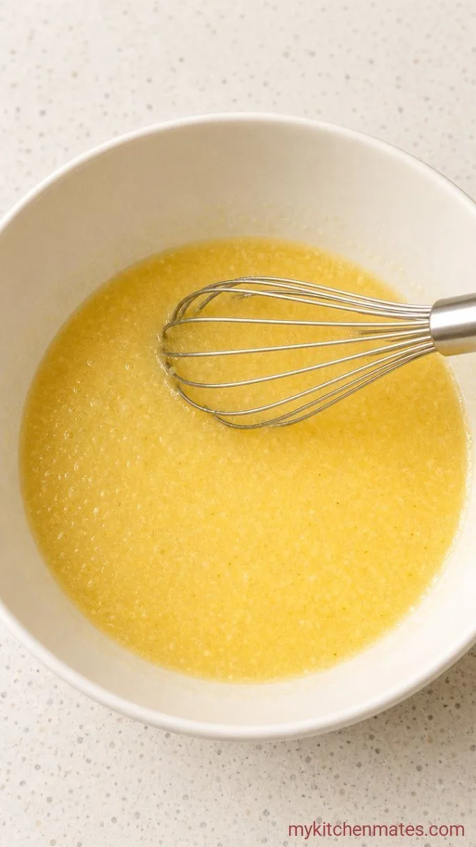 French Toast Cookies (Crispy Edges, Soft Centers) Step 1: Whisk the Wet Ingredients
