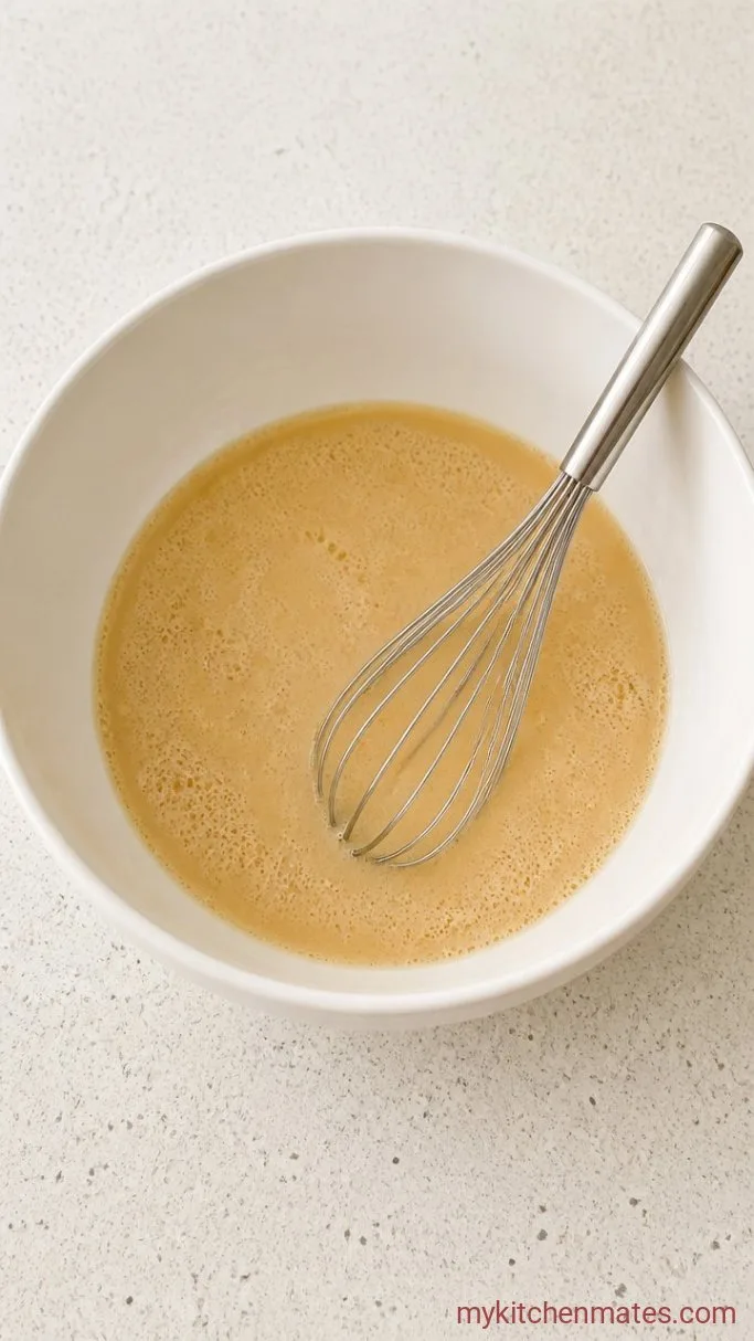 Moist Gluten Free Morning Glory Muffins (One Bowl) Step 1: Whisk the Wet Ingredients