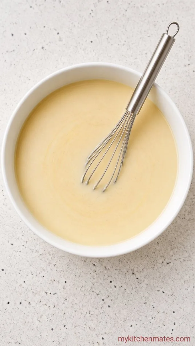 Creamy Overnight Steel Cut Oats (No Cooking Needed) Step 1: Whisk the Wet Ingredients