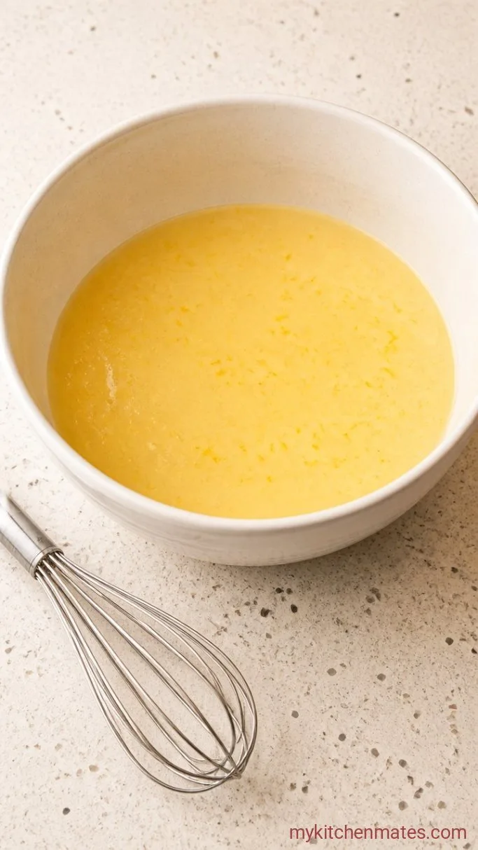 One-Bowl Lemon Muffins That Stay Tender for Days Step 1: Whisk the Wet Ingredients