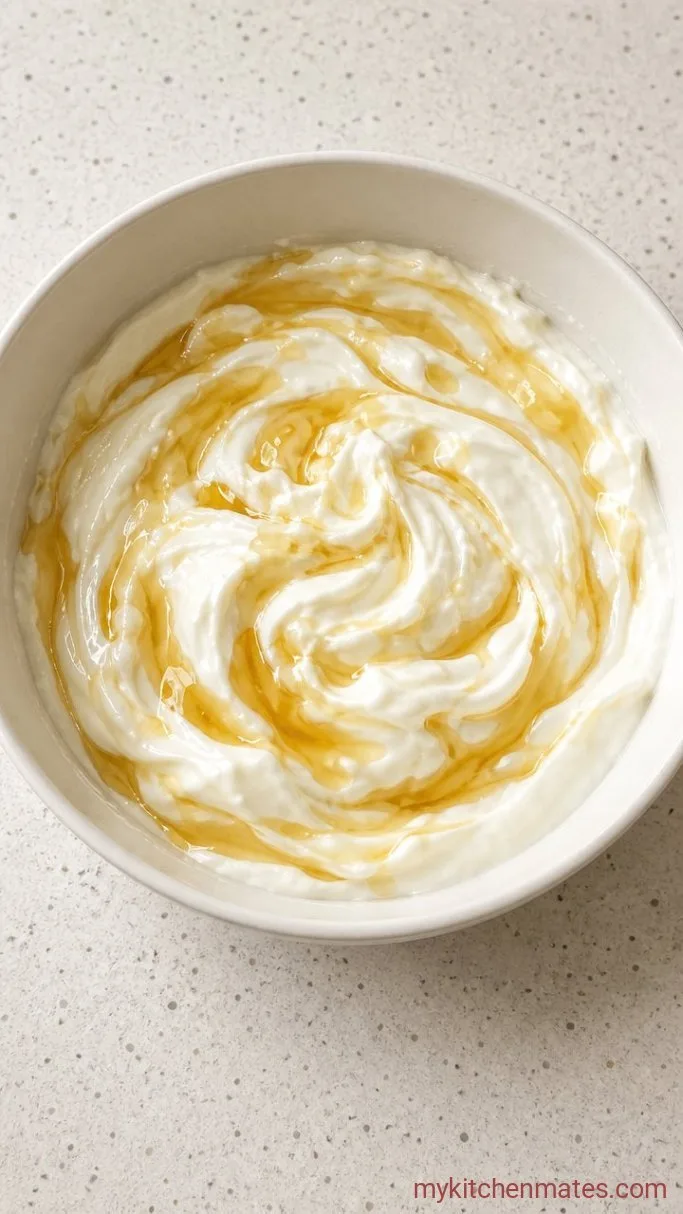 Step 1: Whisk the Yogurt and Honey
