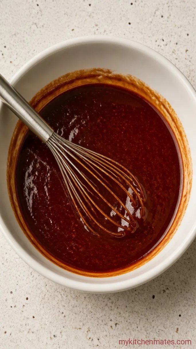 Sticky BBQ Chicken Skewers (Ready in 30 Minutes) Step 1: Whisk Together the Sauce