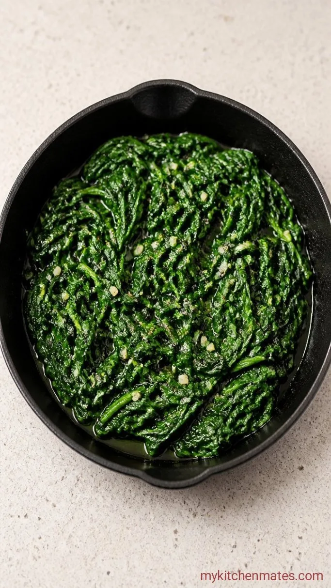 Step 1: Wilt the Spinach
