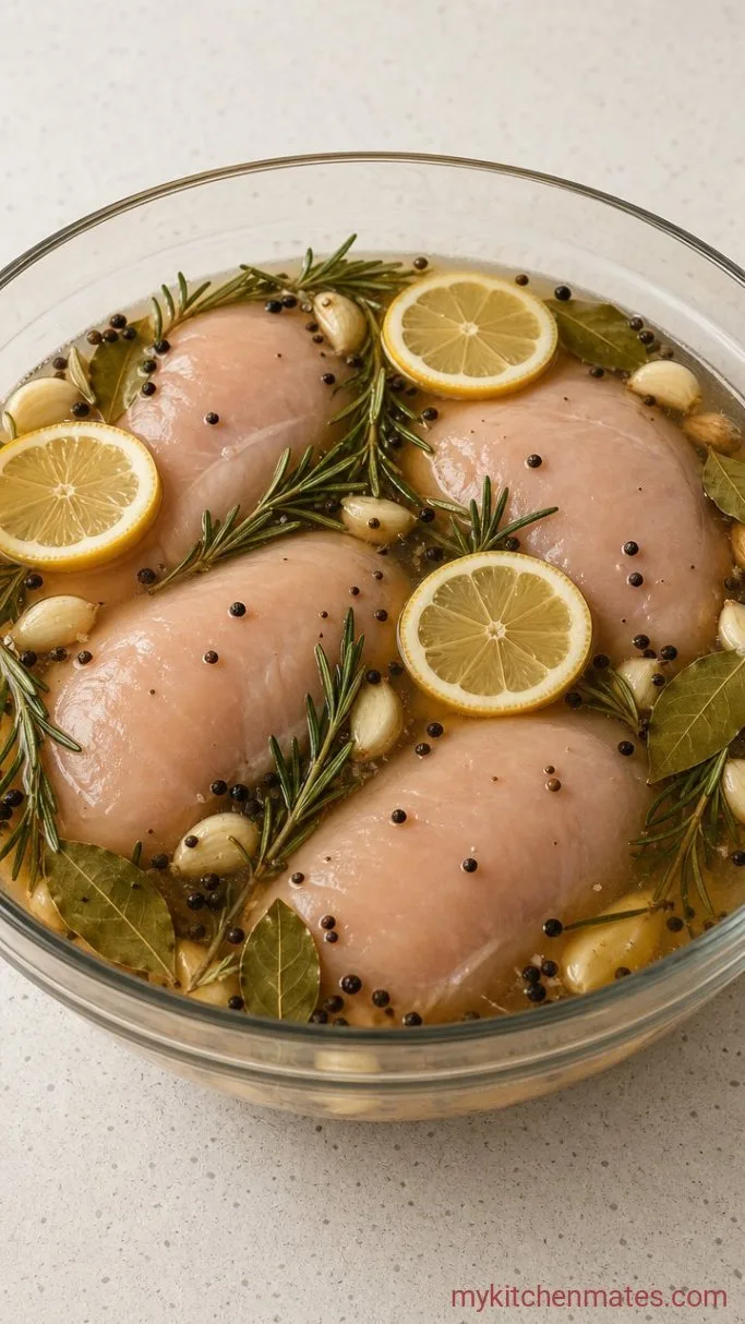 5-Minute Chicken Breast Brine (For Juicy, Flavorful Meat) Step 2: Add the Aromatics