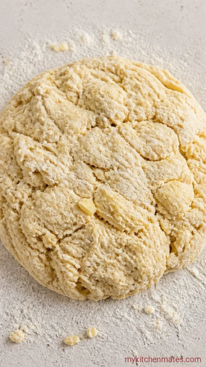 Pioneer Woman's Biscuits and Gravy From Scratch Step 2: Add the Buttermilk and Form the Dough