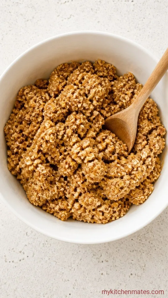 Step 2: Add the Dry Ingredients and Oats