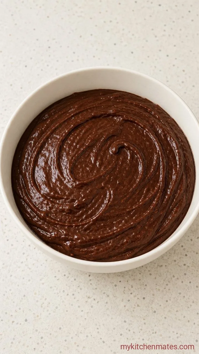 Rich Cottage Cheese Chocolate Cake Step 2: Add the Dry Ingredients