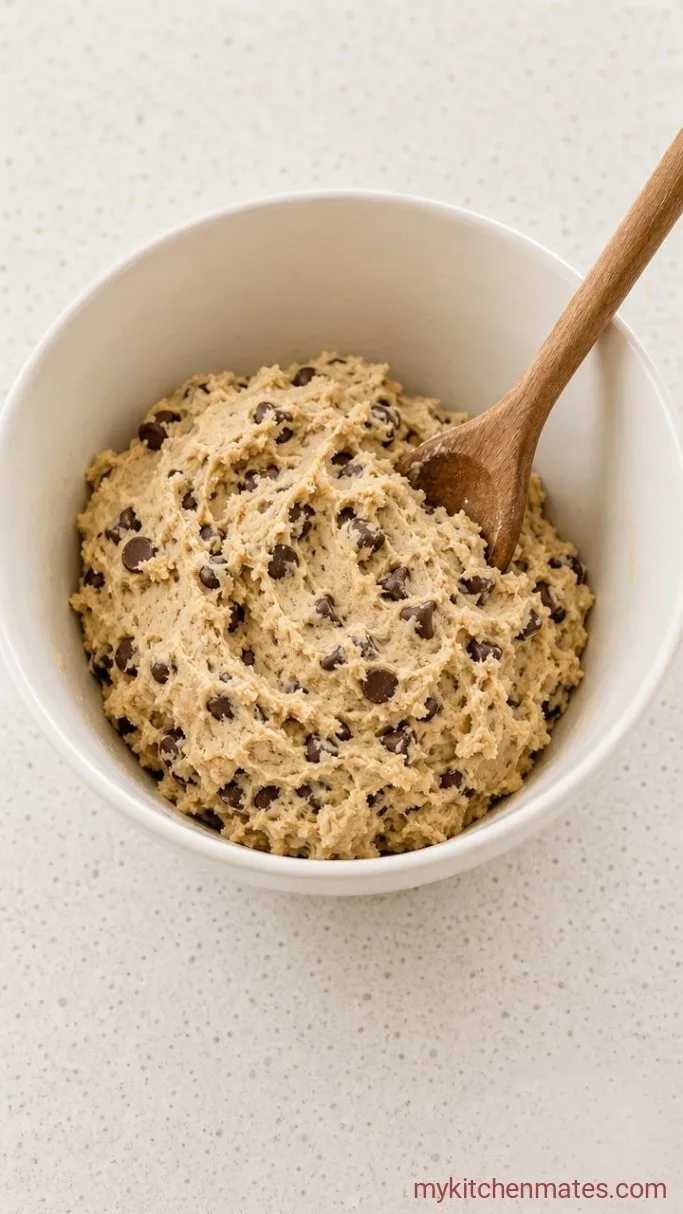 Soft and Chewy Chocolate Chip Cookie Bars Step 2: Add the Dry Ingredients