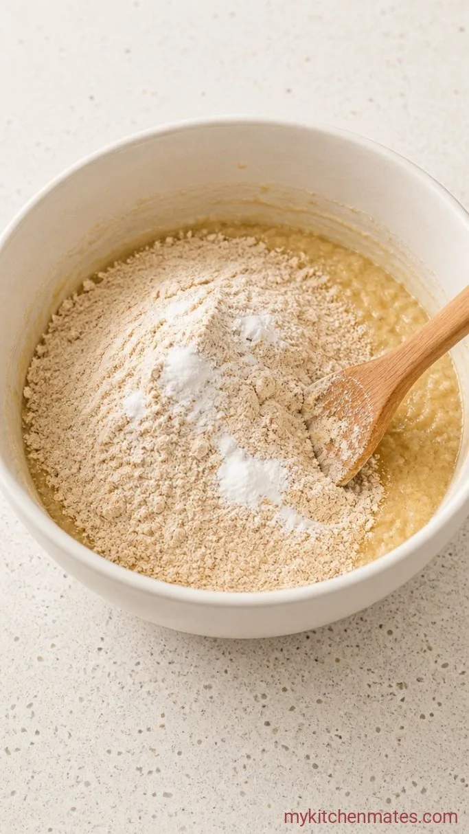 Soft & Chewy Whole Wheat Chocolate Chip Cookies Step 2: Add the Dry Ingredients
