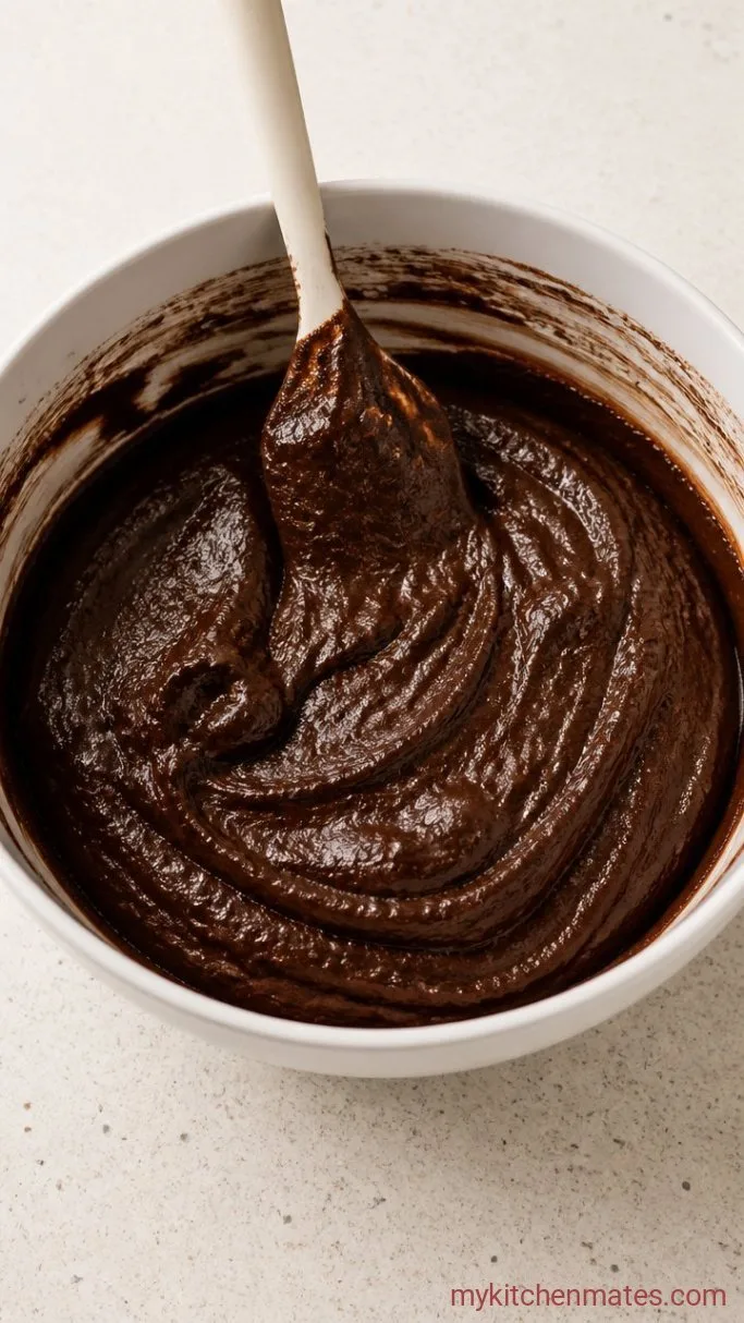 Fudgy Gluten Free Brownies (Easy One-Bowl) Step 2: Add the Dry Ingredients