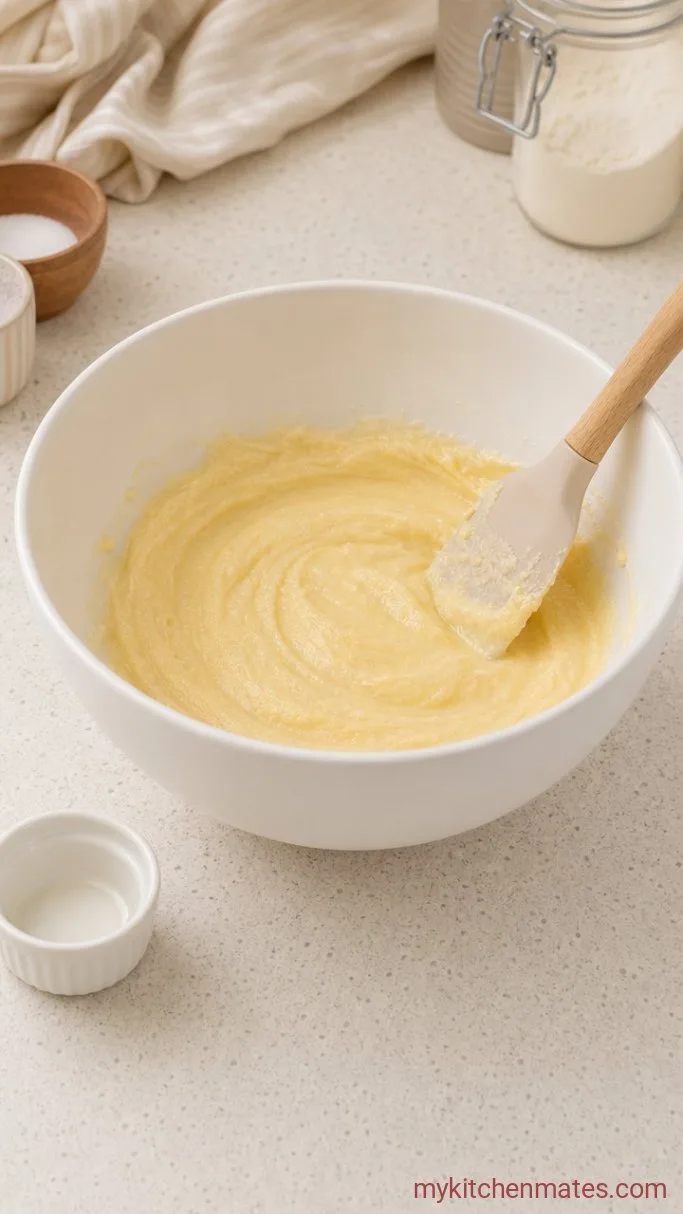 Step 2: Add the Egg and Vanilla