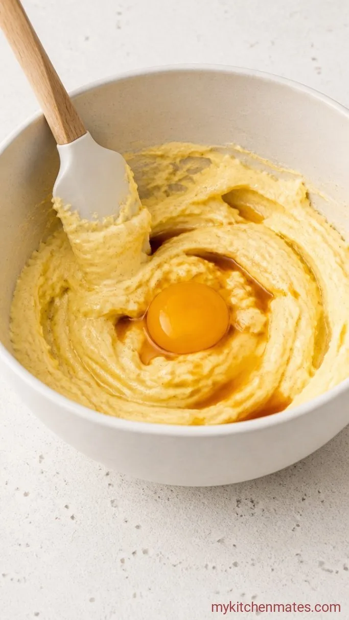 Step 2: Add the Egg Yolk and Vanilla
