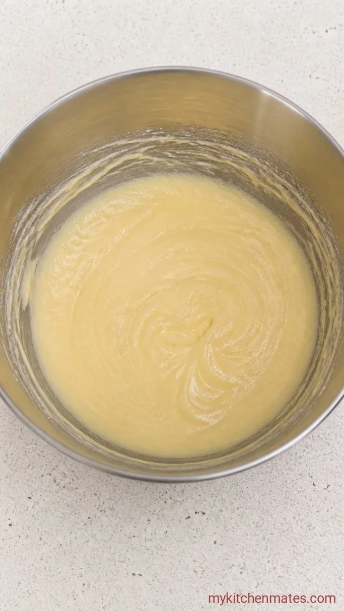 Step 2: Add the Eggs and Extracts