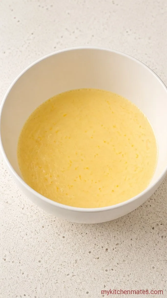 Step 2: Add the Eggs and Lemon