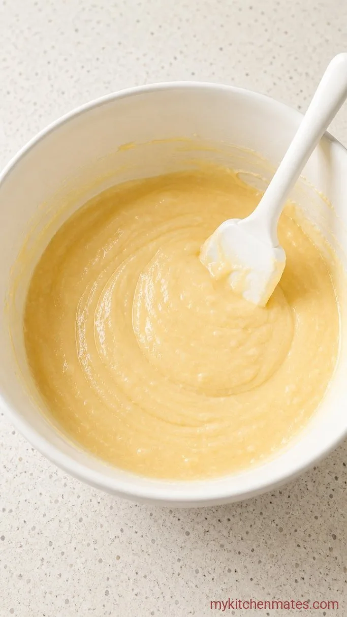 Step 2: Add the Eggs and Vanilla