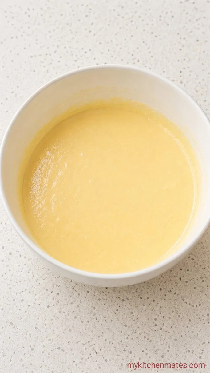 Step 2: Add the Eggs and Vanilla